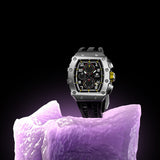 TSAR BOMBA 50M Waterproof Stainless Steel Wristwatch Sport Chronograph