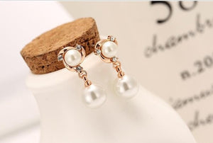Newly arrived! Korean styled simulated Pearl Earrings