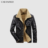 Fur Lined Leather Jacket.