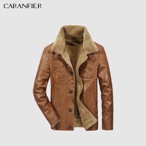 Fur Lined Leather Jacket.