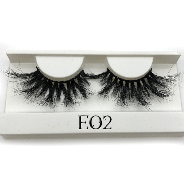 25mm Long 3D mink lashes