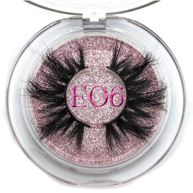 25mm Long 3D mink lashes