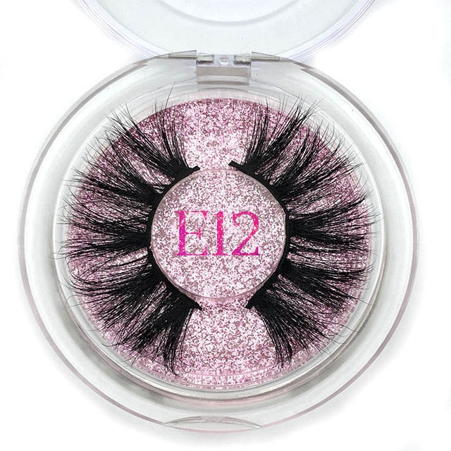 25mm Long 3D mink lashes