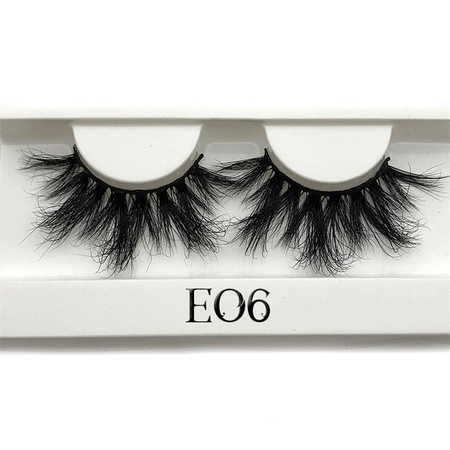 25mm Long 3D mink lashes