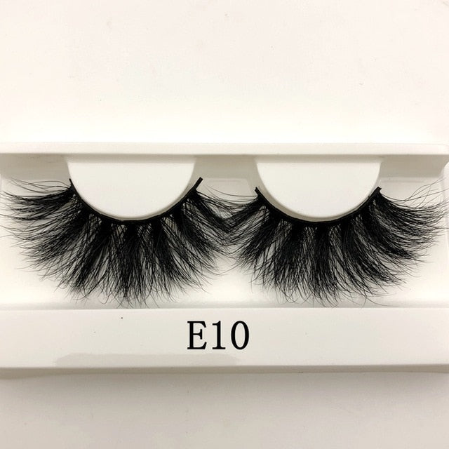 25mm Long 3D mink lashes