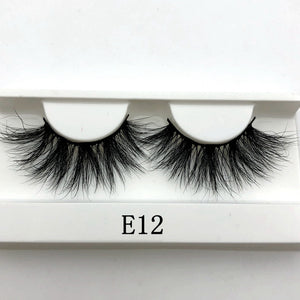 25mm Long 3D mink lashes